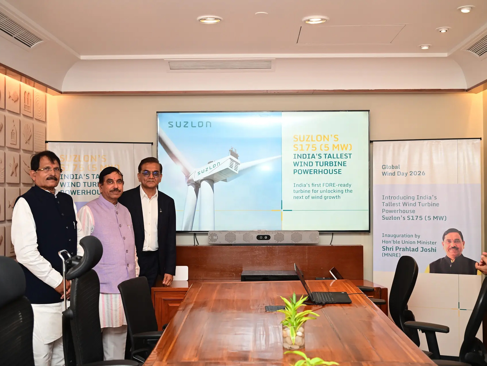 Suzlon revela a turbina e&oacute;lica S175 mais potente da &Iacute;ndia